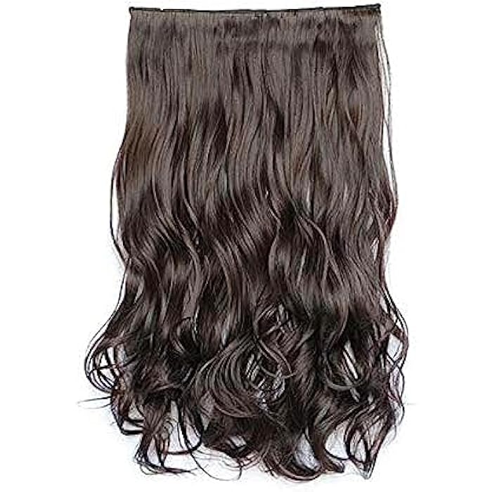 DILLARDS Hairline Hair Extension Hair Piece One Piece Curly Hair Wig 45Cm - Image 3
